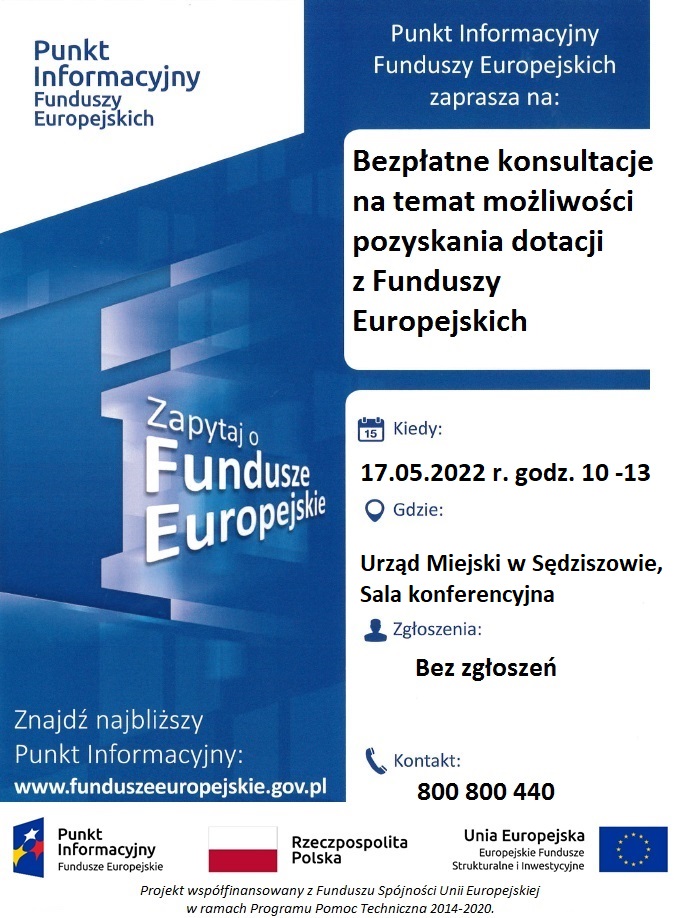 Bezpłatne konsultacje – Fundusze Europejskie