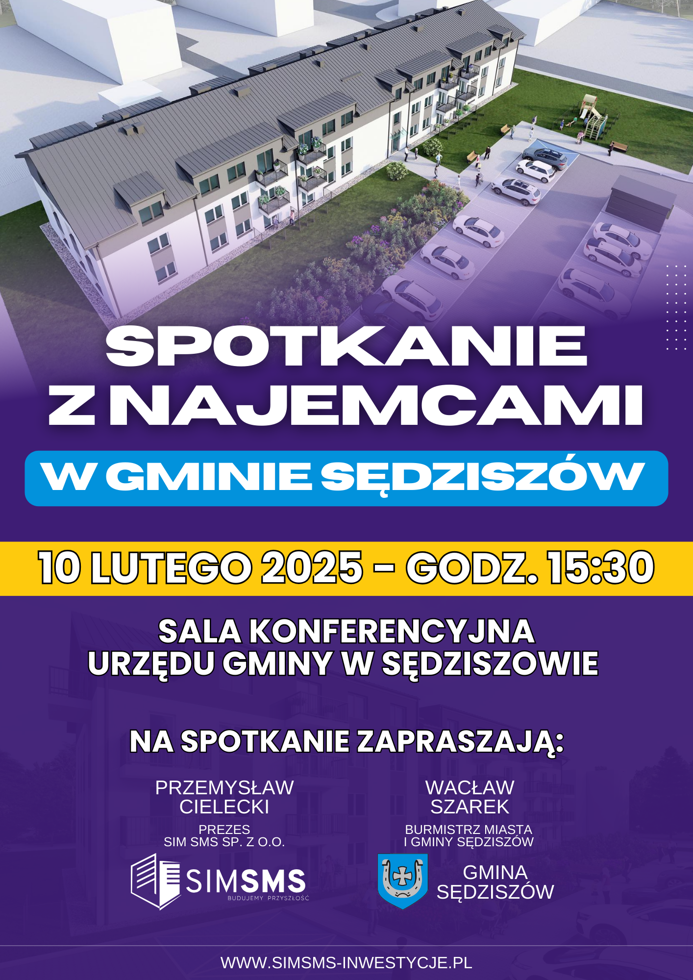 SIM SMS – zaproszenie na spotkanie z przyszłymi najemcami