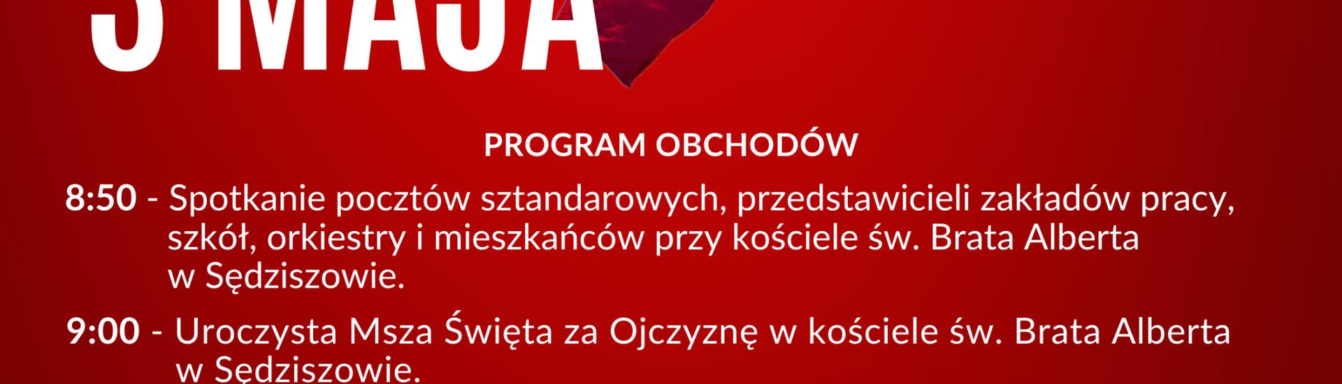 Obchody ŚWIĘTA KONSTYTUCJI 3 MAJA