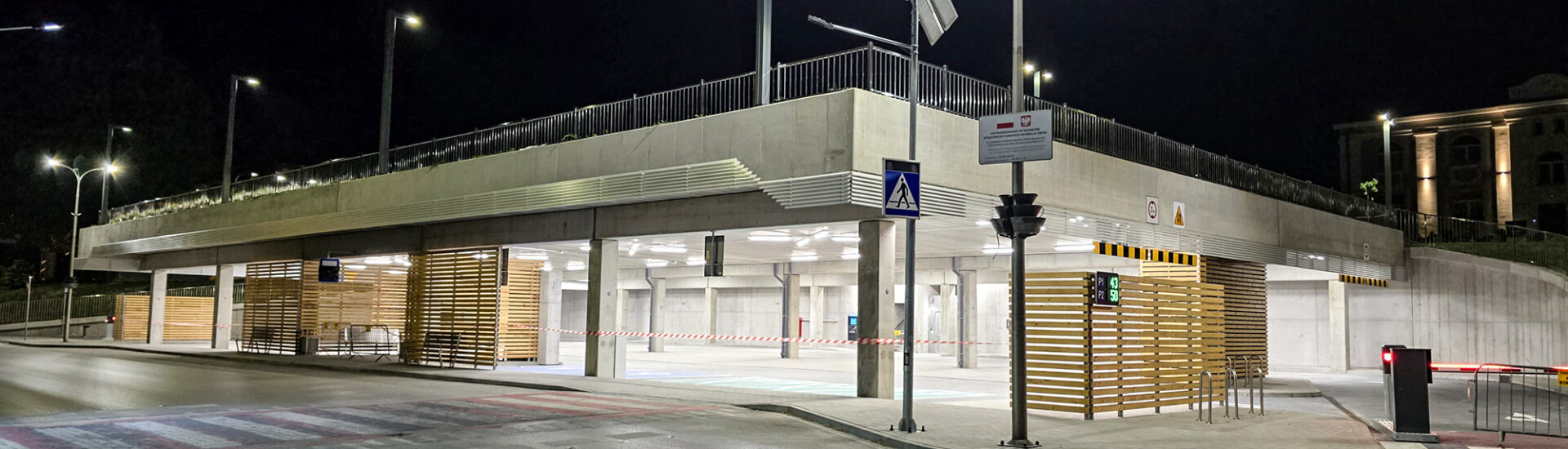 Monitoring parkingu dwupoziomowego