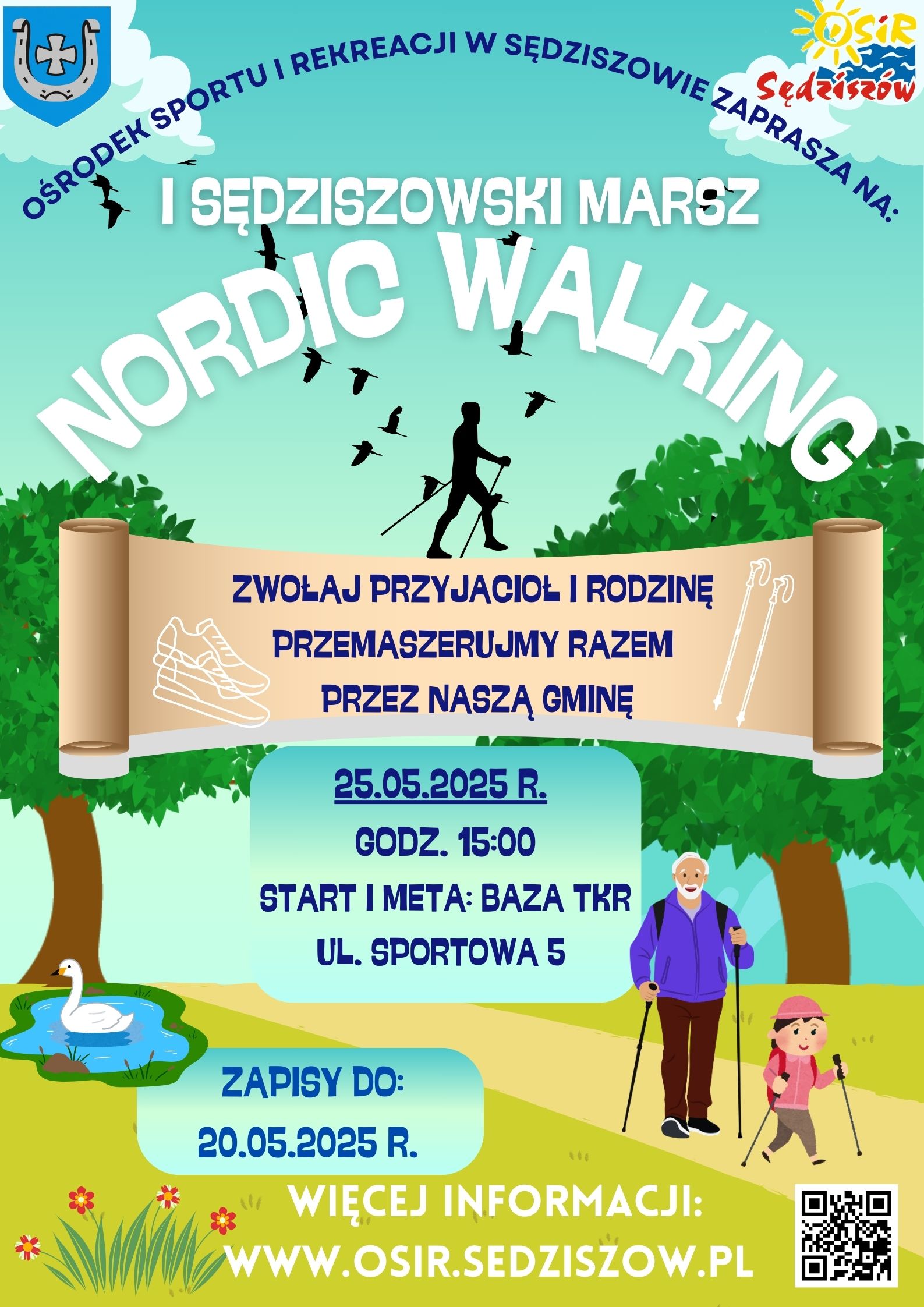 I Sędziszowski marsz Nordic Walking