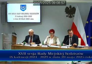 Nagranie sesji Rady Miejskiej Sędziszów - XVII/2025