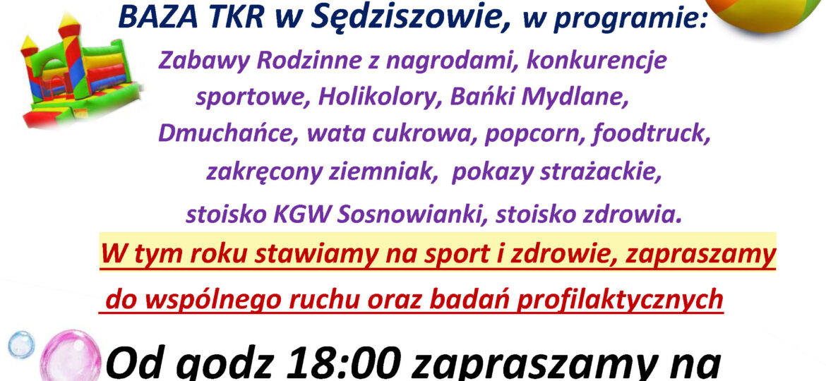Zaproszenie na Zakończenie Lata