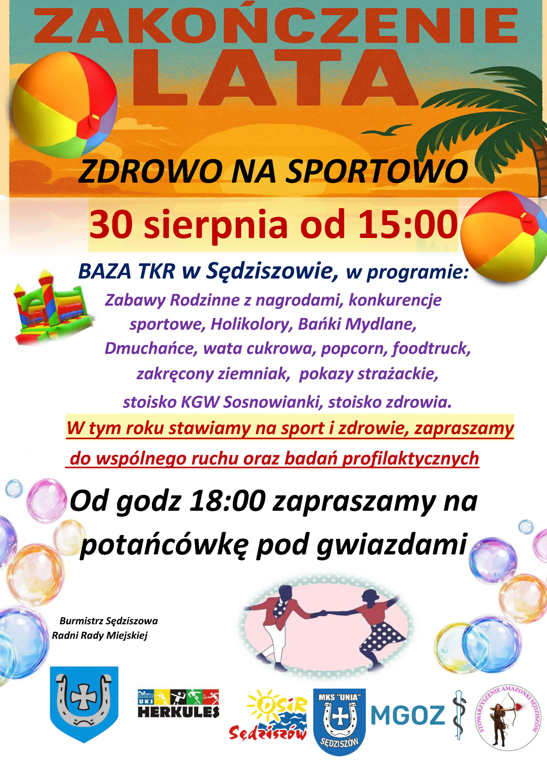 Zaproszenie na Zakończenie Lata