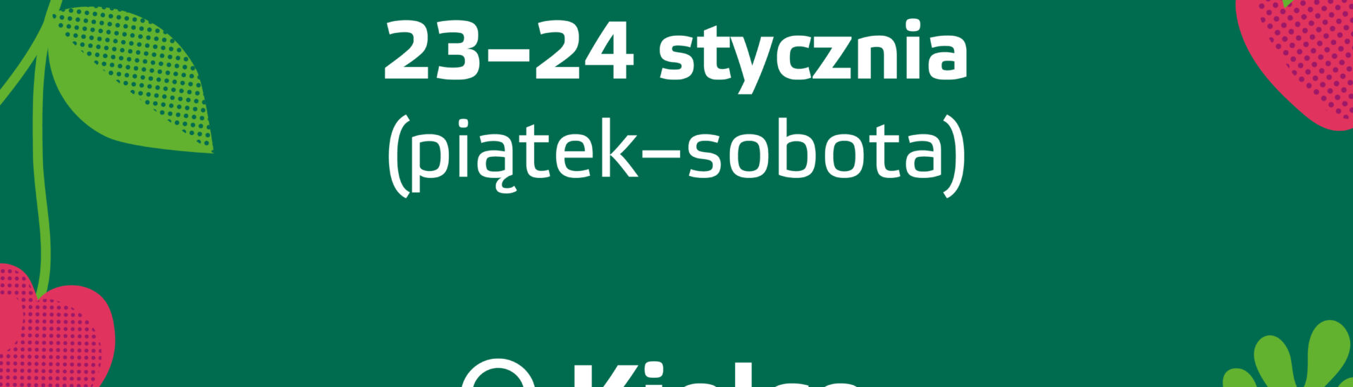 Targi Sadownictwa i Warzywnictwa TSW 16 - 23-24 stycznia 2026 r.