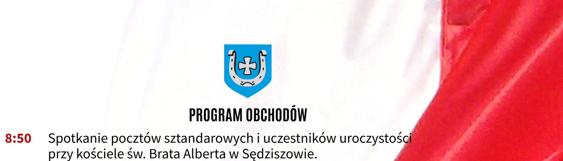 Gminne Obchody Narodowego Święta Niepodległości - program
