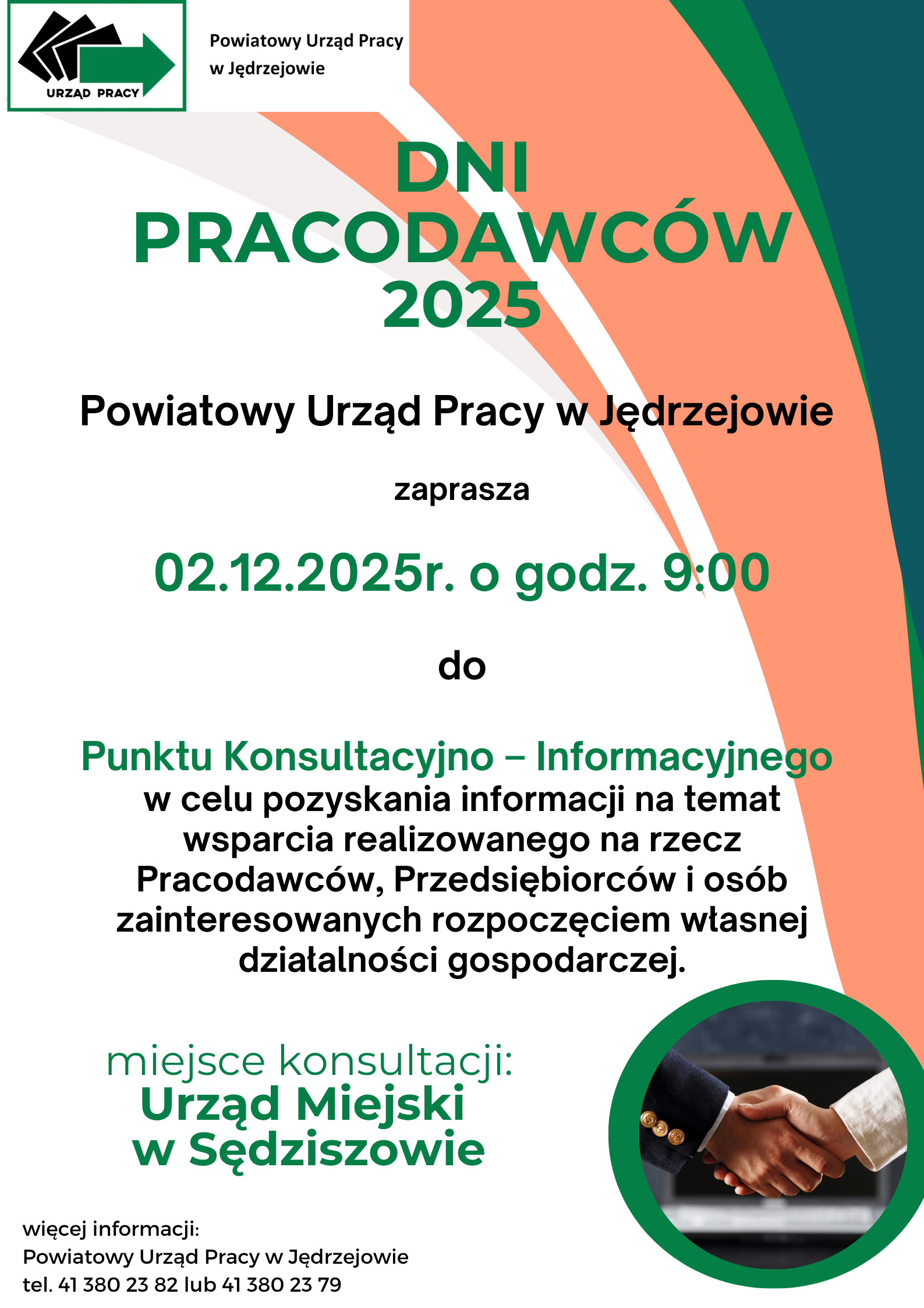 Konsultację prowadzone przez Powiatowy Urząd Pracy w Jędrzejowie