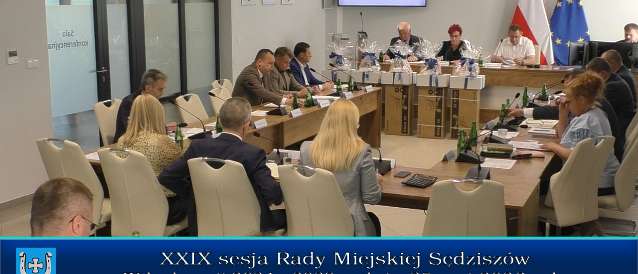 Nagranie sesji Rady Miejskiej Sędziszów - XXIX/2026