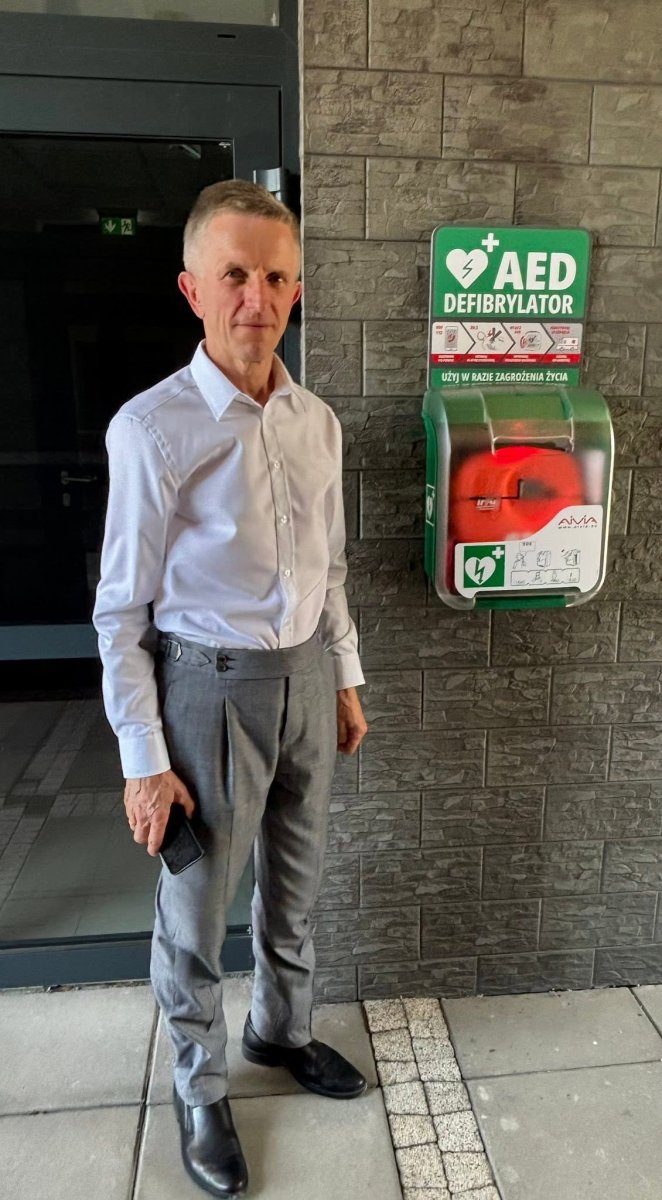 Defibrylator AED w Gminie Sędziszów