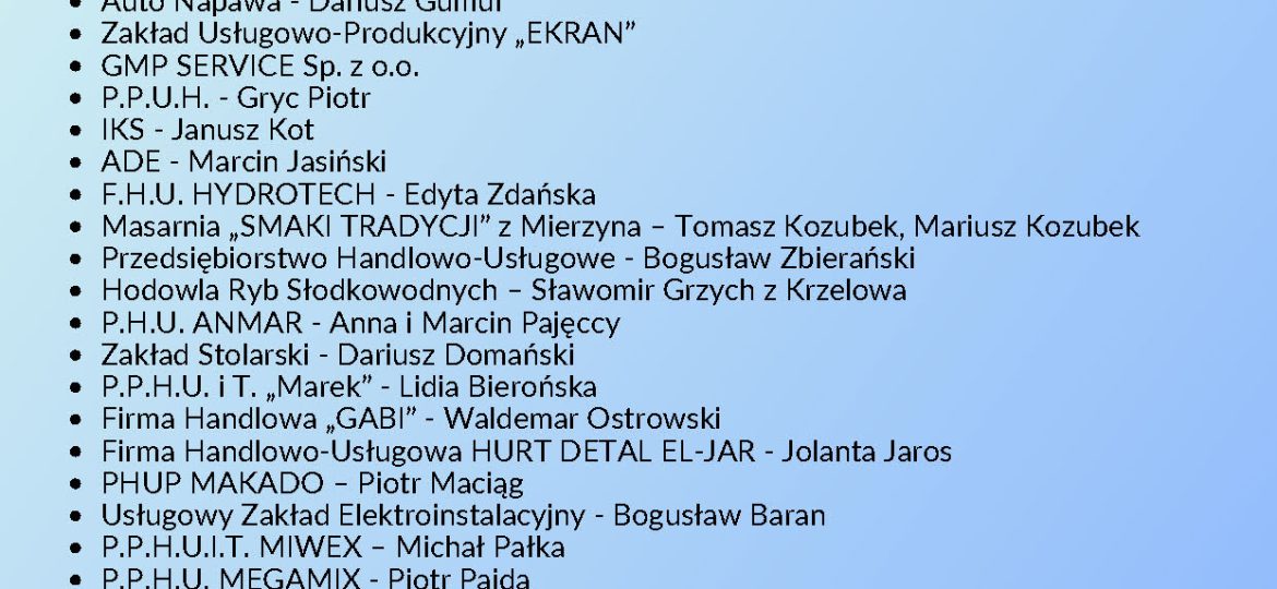 Podziękowanie