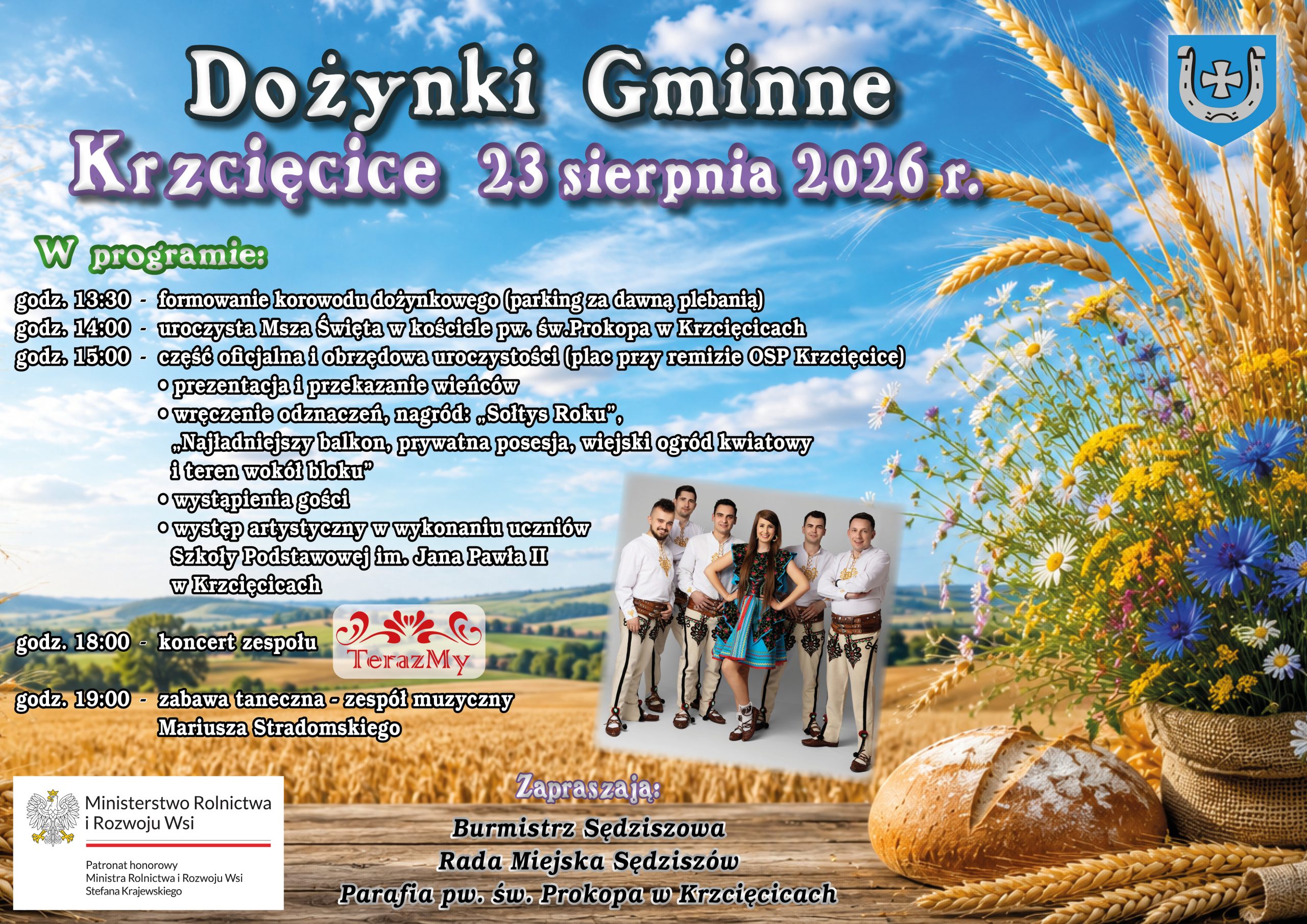 Dożynki Gminne Krzcięcice 2026