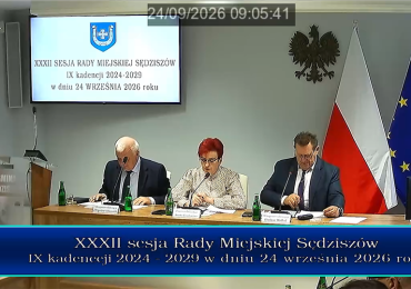 Nagranie sesji Rady Miejskiej Sędziszów - XXXII/2026